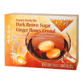 Prince of Peace Instant Mix Dark Brown Sugar Ginger Honey Crystal, 10 Bags